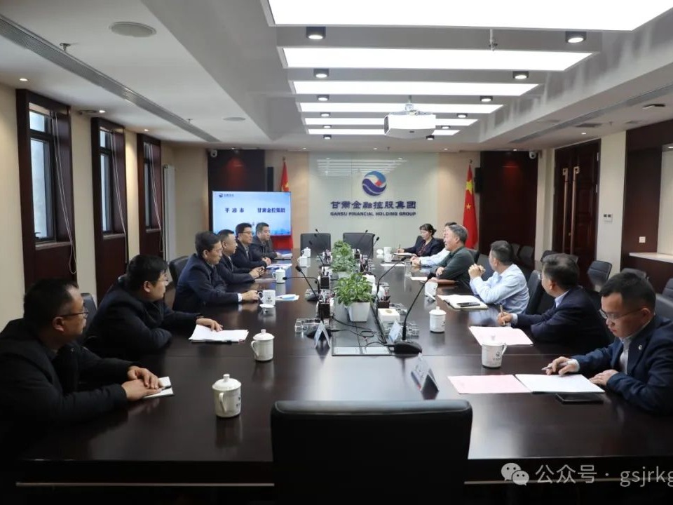 平凉市与开云手机站官方端网站登录入口-开云(中国)华龙证券开展座谈交流